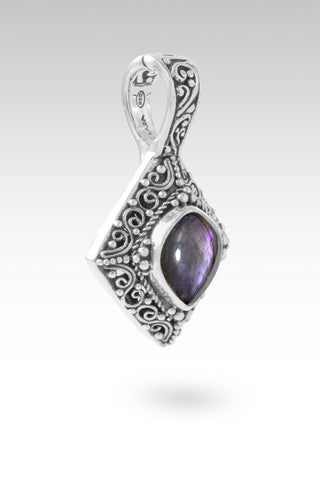 Gentle Radiance Pendant™ in Purple Labradorite