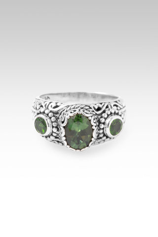 Less Fight, More Peace Ring™ in Chrome Apatite & Chrome Diopside