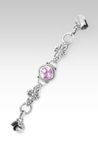 Linked in Love Interchangeable Bracelet Component™ in Light Pink Lab Created Sapphire