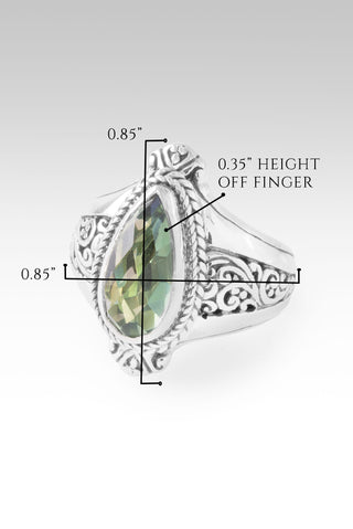 Benevolence Ring II Ring™ in Chrome Chameleon™ Mystic Quartz 5