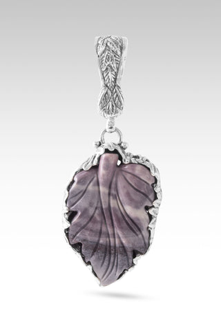 Their Leaves Will Not Wither Pendant™ in Porcelain Jasper