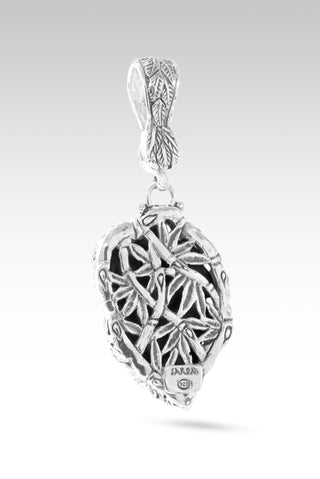 Their Leaves Will Not Wither Pendant™ in Porcelain Jasper