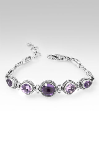 Sweet, Amazing Grace Bracelet™ in Amethyst & Lavender Moon Quartz