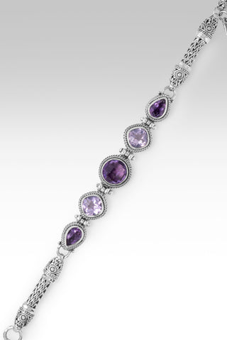 Sweet, Amazing Grace Bracelet™ in Amethyst & Lavender Moon Quartz 7 - 7.75