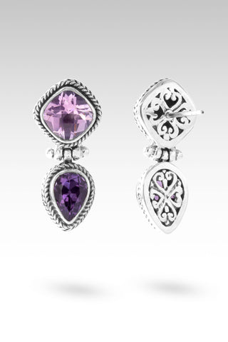 Sweet, Amazing Grace Earrings™ in Amethyst & Lavender Moon Quartz