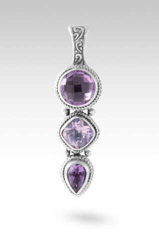 Sweet, Amazing Grace Pendant™ in Amethyst & Lavender Moon Quartz