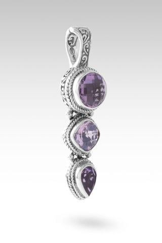 Sweet, Amazing Grace Pendant™ in Amethyst & Lavender Moon Quartz