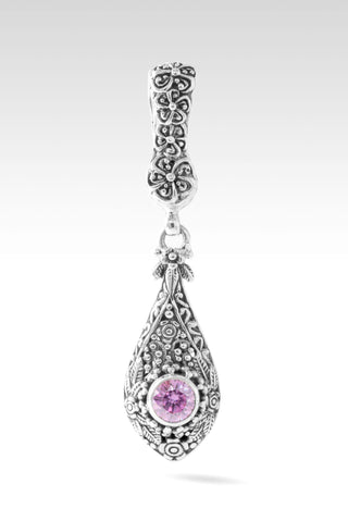 Mercy Will Follow Me Pendant™ in Perfect Pink Moissanite