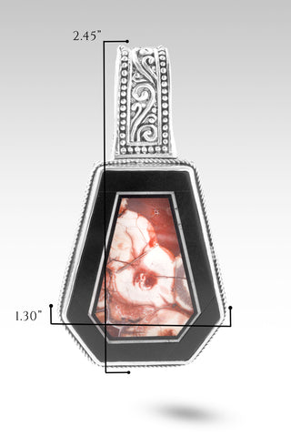 U R Made for Heaven Pendant™ in Bird's Eye Rhyolite