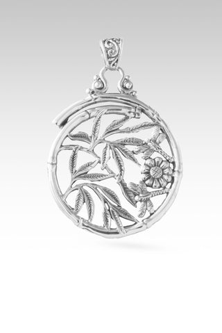 Spiritual Radiance Pendant™ in Bamboo & Leaves