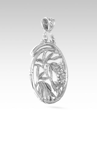 Spiritual Radiance Pendant™ in Bamboo & Leaves