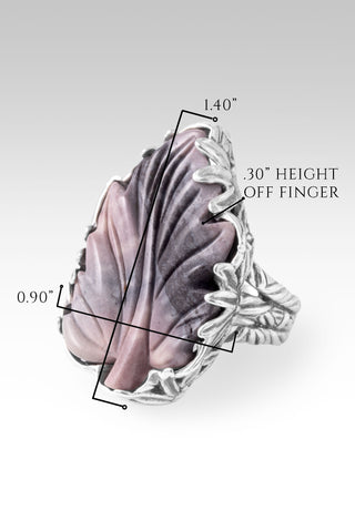Their Leaves Will Not Wither Ring™ in Porcelain Jasper 5