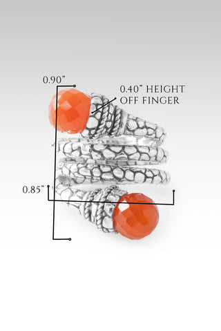 Spread Joy Ring II™ in Carnelian 5