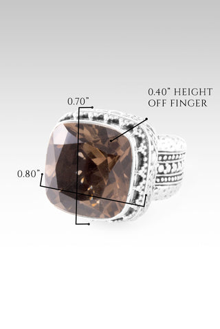 Perfect Love Ring™ in Smoky Quartz 5