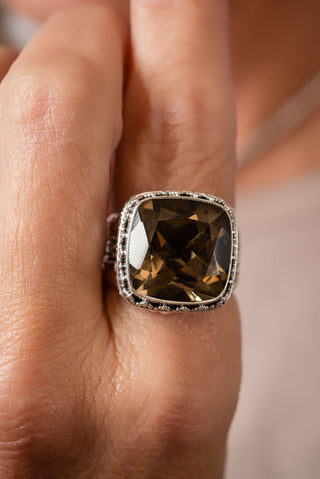 Perfect Love Ring™ in Smoky Quartz