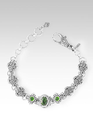 Less Fight, More Peace Bracelet™ in Chrome Apatite & Chrome Diopside