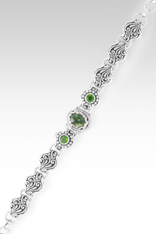Less Fight, More Peace Bracelet™ in Chrome Apatite & Chrome Diopside