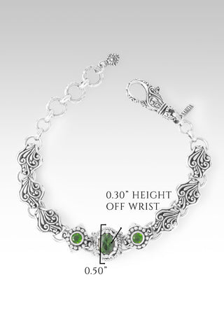 Less Fight, More Peace Bracelet™ in Chrome Apatite & Chrome Diopside