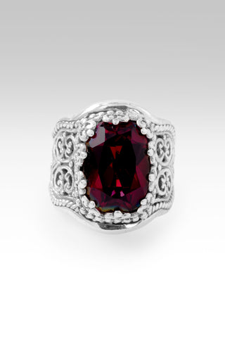 I Am His Great Story Ring™ in Bee Pink™ Mystic Quartz 5