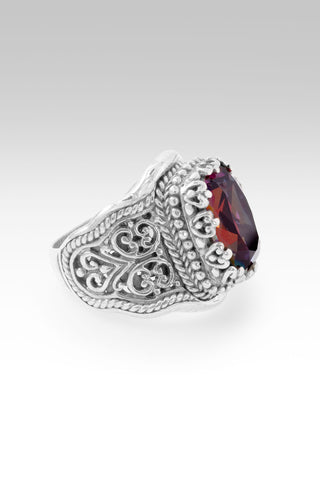 I Am His Great Story Ring™ in Bee Pink™ Mystic Quartz 5