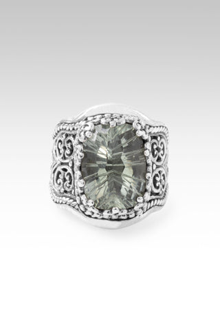 I Am His Great Story Ring™ in Prasiolite
