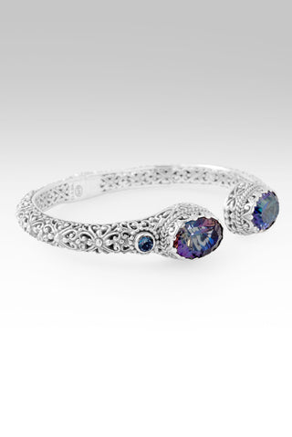 Eternal Love Tip-to-Tip Bracelet™ in Odyssey Universe™ Mystic Quartz & Sheer Luck™ Mystic Topaz 6.25