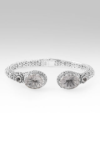 Eternal Love Tip-to-Tip Bracelet™ in White Quartz & White Topaz 6.25