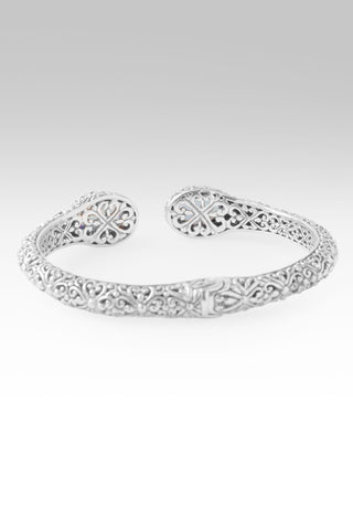 Eternal Love Tip-to-Tip Bracelet™ in White Quartz & White Topaz 6.25