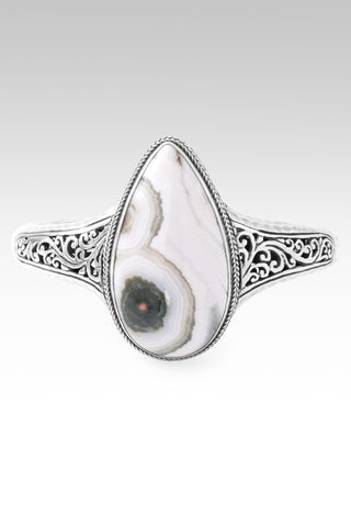 Nothing Stands Against Us Cuff Bracelet™ in Ocean Jasper 6.75