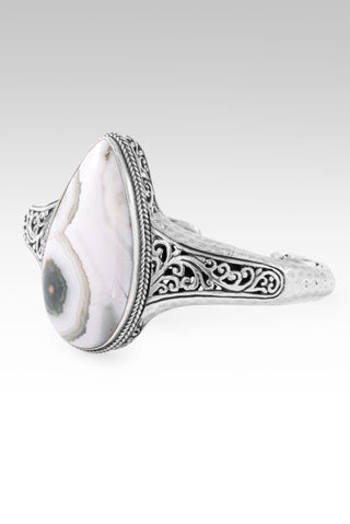 Nothing Stands Against Us Cuff Bracelet™ in Ocean Jasper 6.75