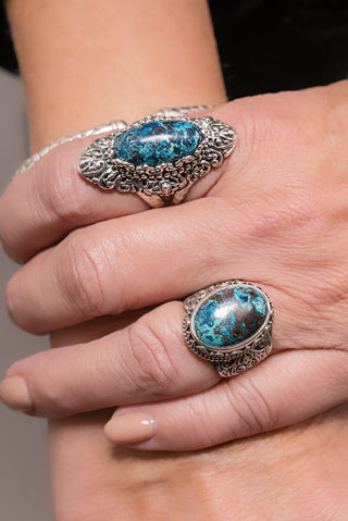 Nothing More Real Ring™ in Chrysocolla