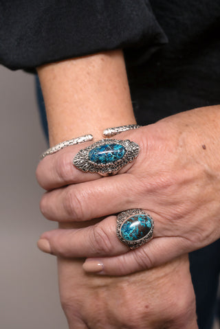 Nothing More Real Ring II™ in Chrysocolla