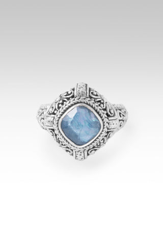 Sacred Journey Ring™ in Blue Quartz Mother of Pearl 5