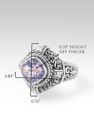Sweet, Amazing Grace Ring™ in Lavender Moon Quartz 5