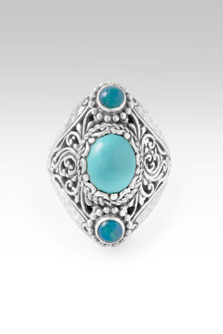Surrendering All Ring™ in Mexican Turquoise & Paraiba Ethiopian Opal 5