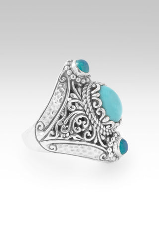 Surrendering All Ring™ in Mexican Turquoise & Paraiba Ethiopian Opal 5