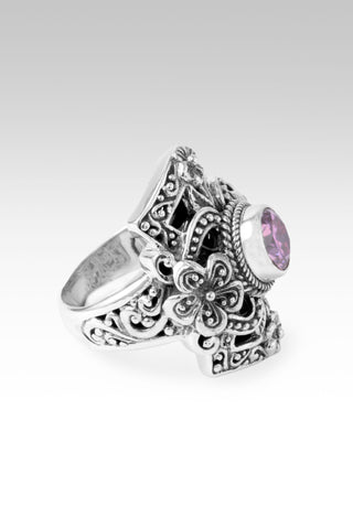 Mercy Will Follow Me Ring III™ in Perfect Pink Moissanite 5