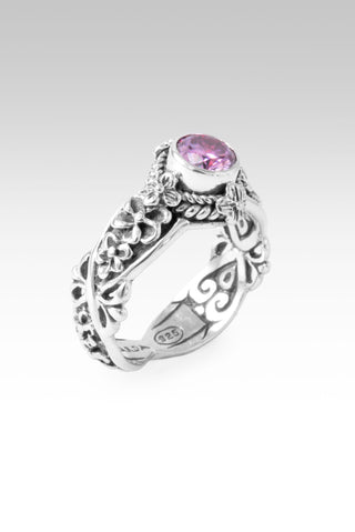 Mercy Will Follow Me Ring II™ in Perfect Pink Moissanite 5