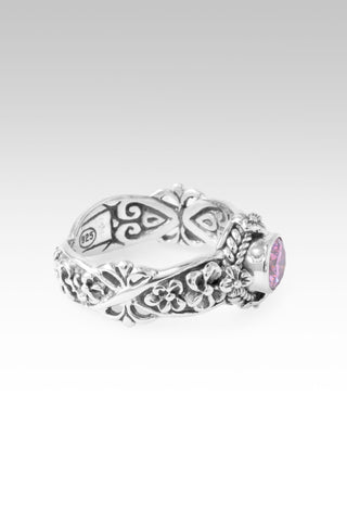 Mercy Will Follow Me Ring II™ in Perfect Pink Moissanite 5