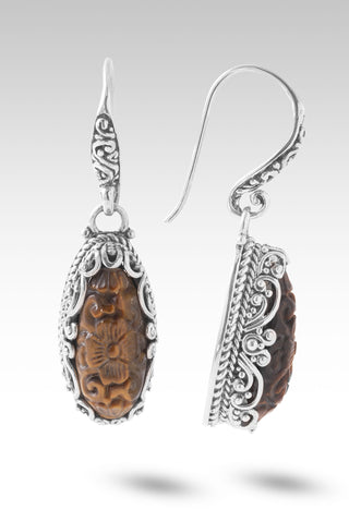 One Who Hear's U Earrings™ in Tiger's Eye