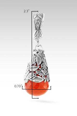 Spread Joy Pendant™ in Carnelian