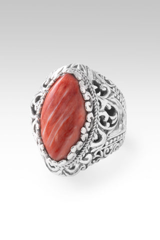 Watch What He Can Do Ring™ in Red Spiny Oyster 5