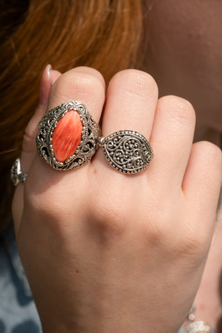 Watch What He Can Do Ring™ in Red Spiny Oyster
