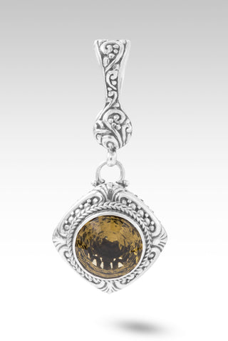 Worshipping In & Thru It Pendant™ in Olive Quartz