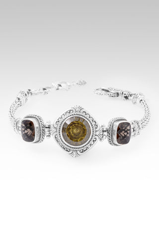 Worshipping In & Thru It Bracelet™ in Olive Quartz & Smoky Quartz 6.5 - 7.25