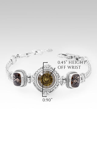 Worshipping In & Thru It Bracelet™ in Olive Quartz & Smoky Quartz 6.5 - 7.25