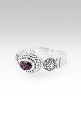 Touched My Heart Ring™ in Purple Garnet 5