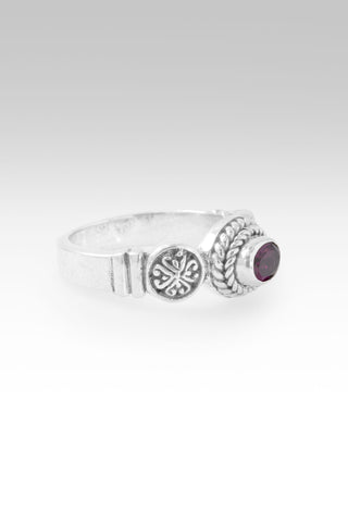 Touched My Heart Ring™ in Purple Garnet 5