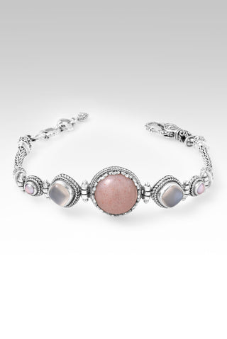 Open Door, Miracle Comin' Bracelet™ in Pink Moonstone, White Moonstone & Pink Champagne Freshwater Pearl