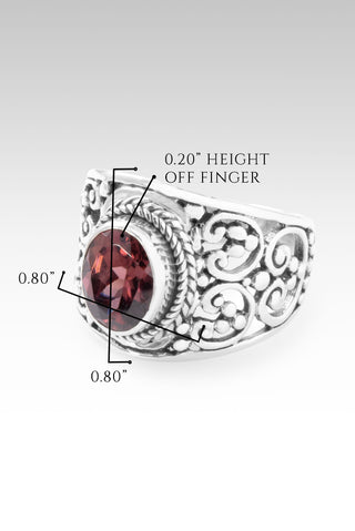 Create Your Destiny Ring™ in Merlot Red Zircon